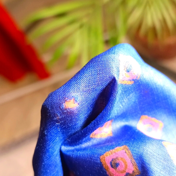 Tussar silk with Handblock printing Saree - Picture 10 of 10